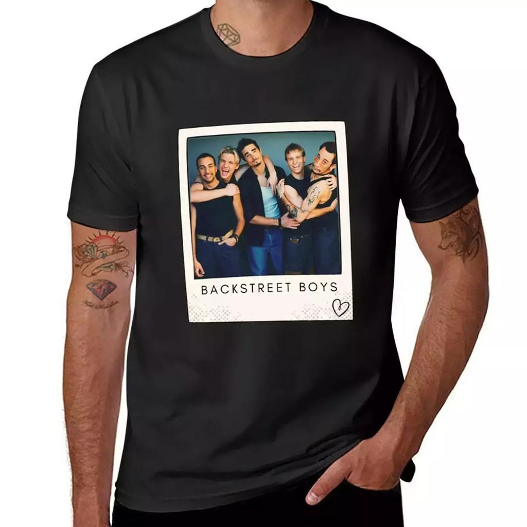 Backstreet Boys poster T-Shirt plain oversized boys whites men clothing