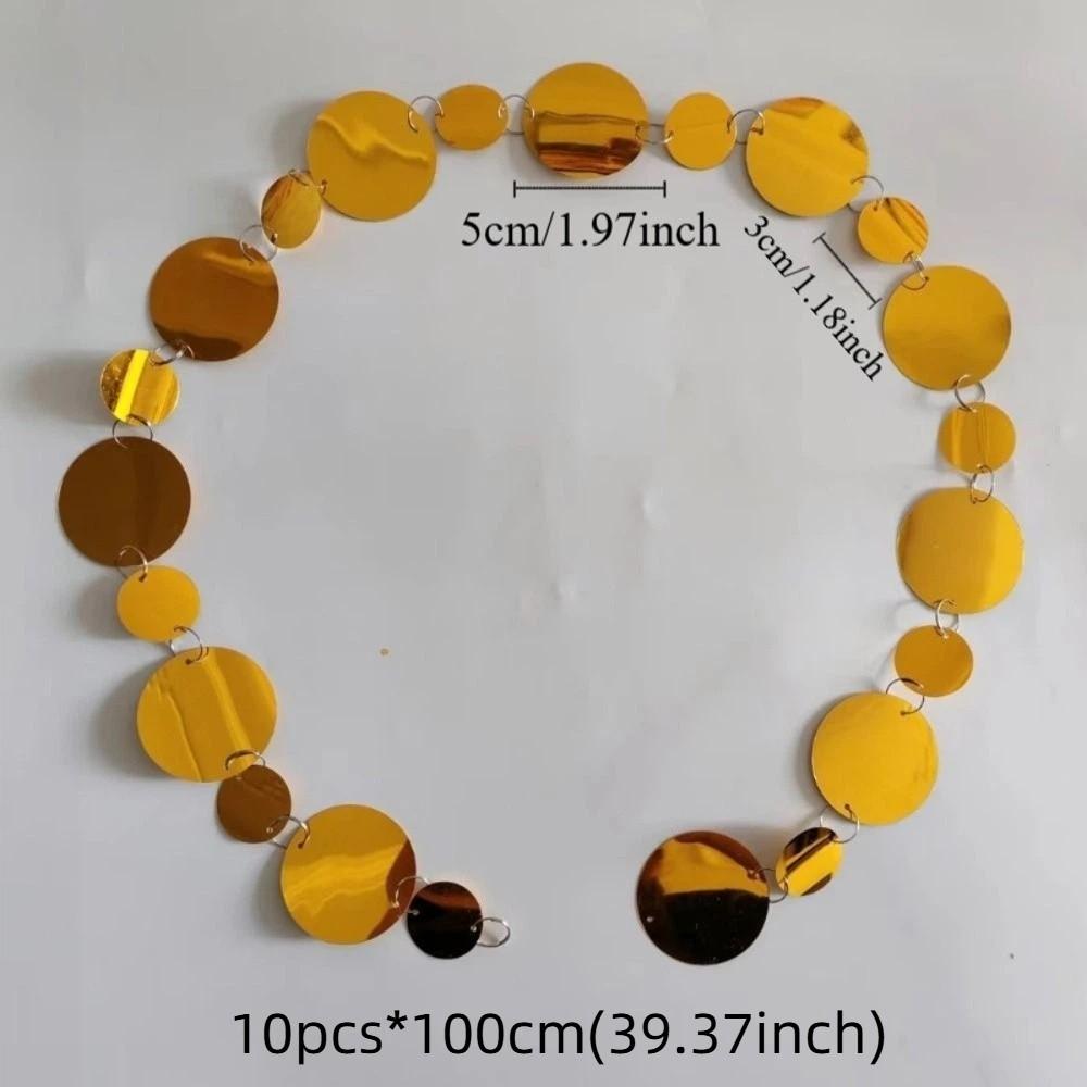 10 шт. 1 метр Блестки Подвесные Фольгированные Шторы ПВХ Блестящие Шторы Нити из Пайеток Бисерные Нити Блестящий Бисер Золото Серебро