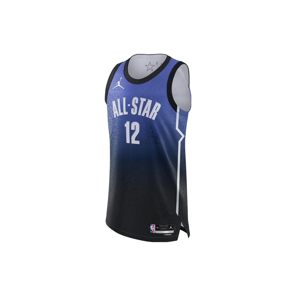 Jordan NBA Printed Colorblock Basketball Jersey Men Tops Blue DX6336-503