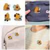 4pcs Animal Shaped Badge Handmade Capybara Brooch for Women Elegant Lapel Pin Stylish Accessory for Parties and Dates