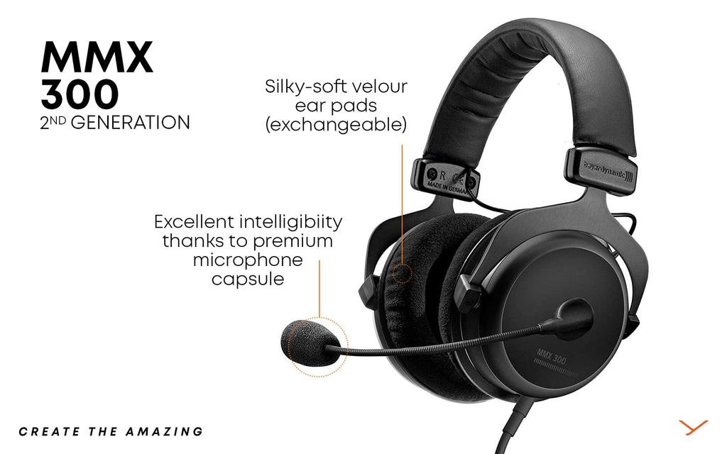 Beyerdynamic MMX 300 (Второе поколение) игровая гарнитура премиум-класса