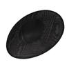 Solid Color Mesh Hat Wide Brim Masquerade Top Hat Fashion Vintage Fascinator Hat  Girl