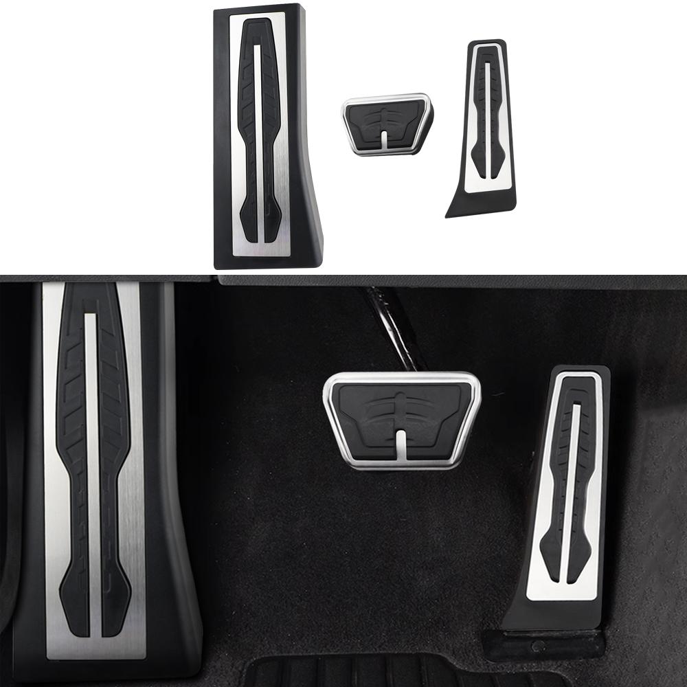 Car Pedal Cover for BMW X5 G05 X5M X7 G07 2019-2025 LHD Accelerator Gas Brake Foot Rest Pedals Stainless Steel Pad Accessories