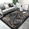 Vintage Motorcycle Printing Floor Mat - Non-Slip Thick & Easy To Maintain Adds Style & Comfort- for Home Decoration