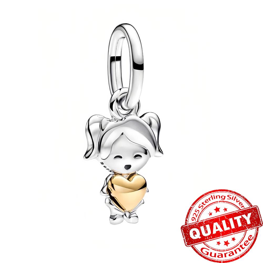 Gorgeous Copper Stones & Enamel Clip Beads & Seahorse Dangle Charm Fits Bracelet For Women Gold Necklace Pendant