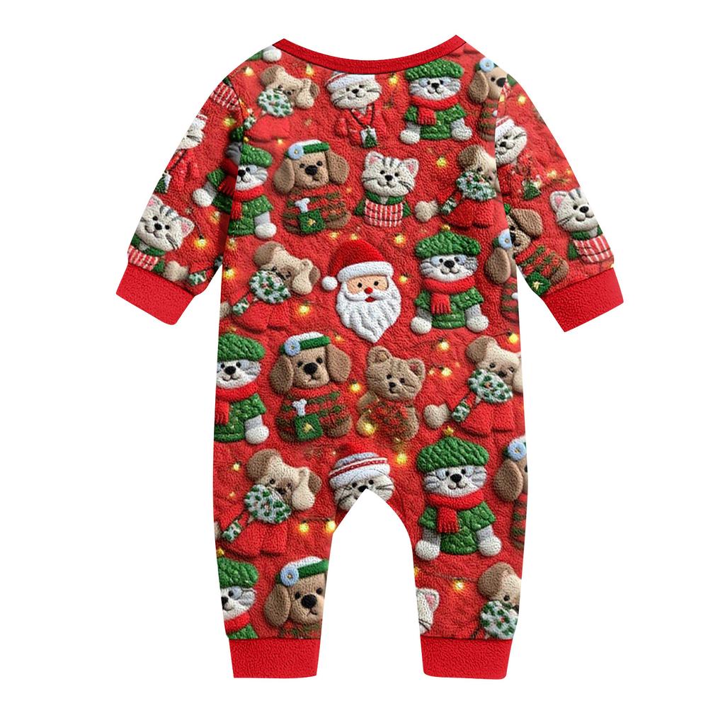 Парный семейный рождественский фланелевый домашний комплект с принтом, топ с длинным рукавом и брюки