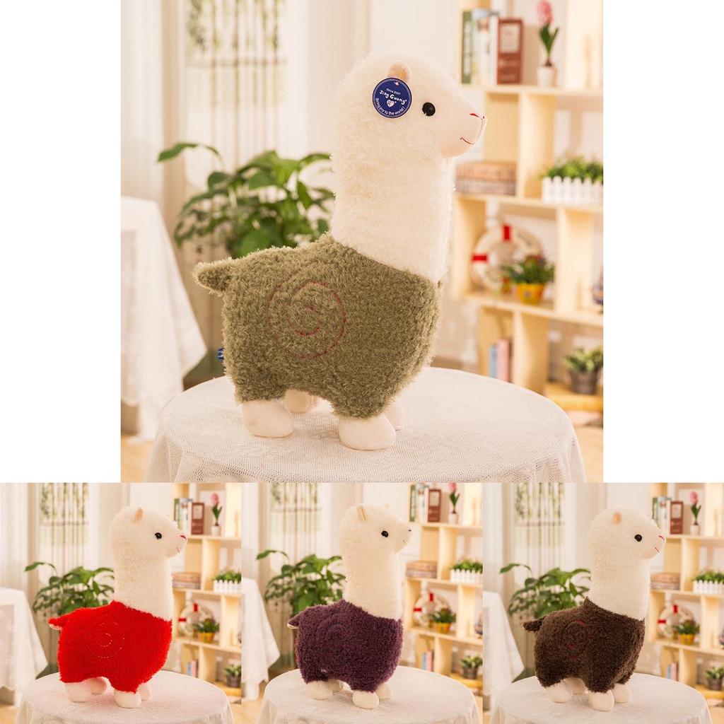 Charming Alpaca Plush Doll Toy Delightfully Crafted As A Small Sheep Stuffed Animal