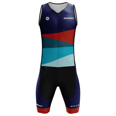 Мужской трисьют для триатлона без рукавов Skinsuit Одежда для соревнований по велоспорту и бегу Летний дышащий костюм для велоспорта Комплект