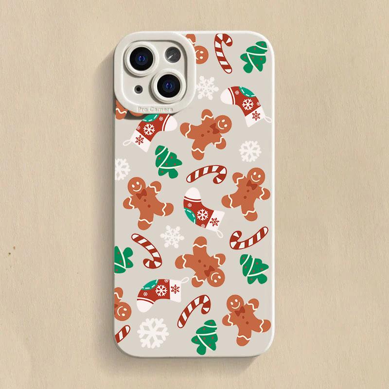 Рождественский узор TPU чехол для телефона для Redmi Note 13 12 11 Pro Plus 5G 12S 11S 11 10S Redmi 13C 12 4G силиконовый мягкий чехол