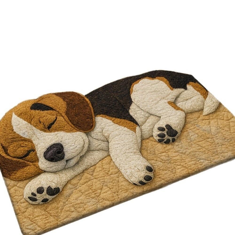 Water-absorbing Beagle Floor Mat 40*60cm Bedroom Door Rug Creativity Foot Mat  Home Decor