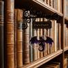Летающий Дракон Динозавр Металлический Разделитель для Книг Готический Декор для Книжной Полки Отделить Стенд для Книг
