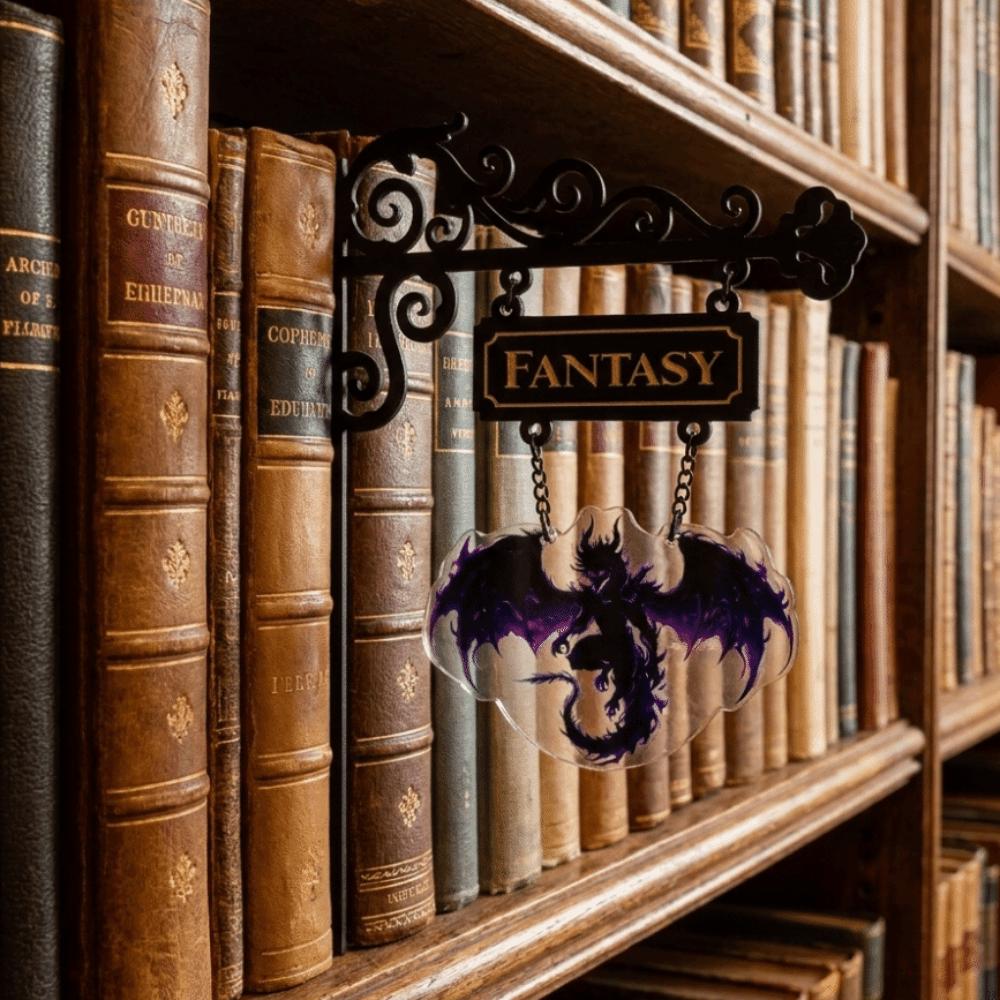 Gothic Style Dinosaur Metal Book Divider Gothic Bookshelf Decor Separate The Book Stand
