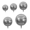 Набор шаров для дискотеки, замечательные украшения для вечеринок в стиле ретро, шары для дискотеки из фольги