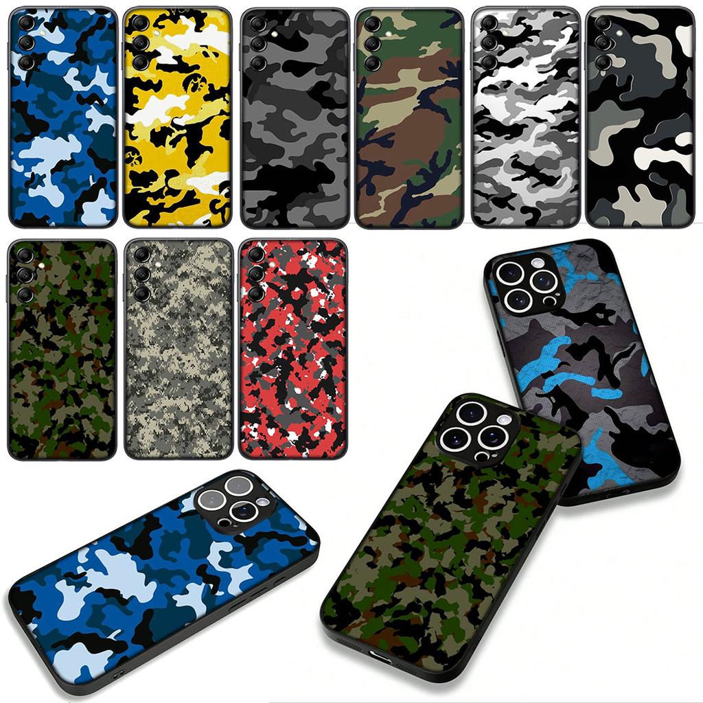 Pattern Fashion Camouflage Cover Phone Case for Xiaomi Redmi 15 A5 9A 9T 10A 10C 9C NFC 15C Note 11 9 10 Pro Plus 8T Coque