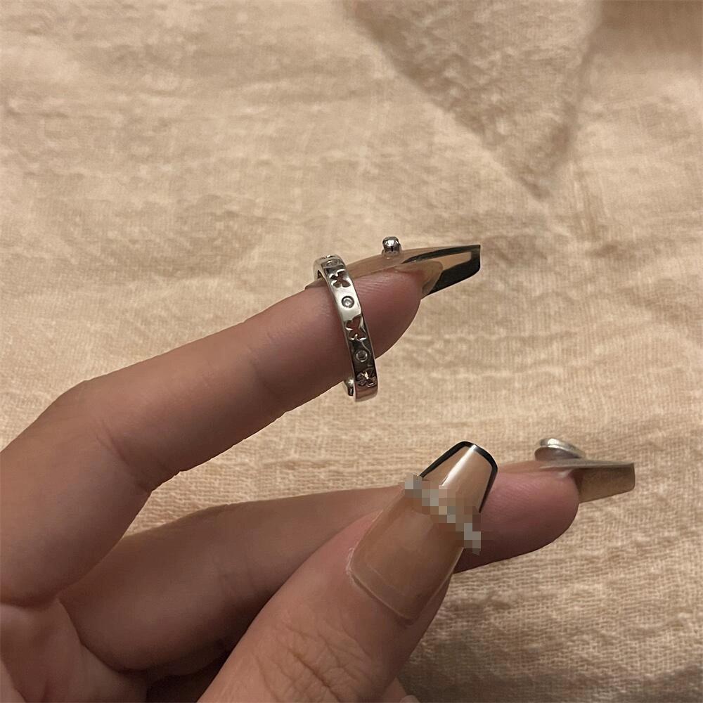 Fashion Bow Ribbon Rings For Women Sweet Cute Geometric Bow Opening Adjustable Rings Wedding Party Jewelry Gifts