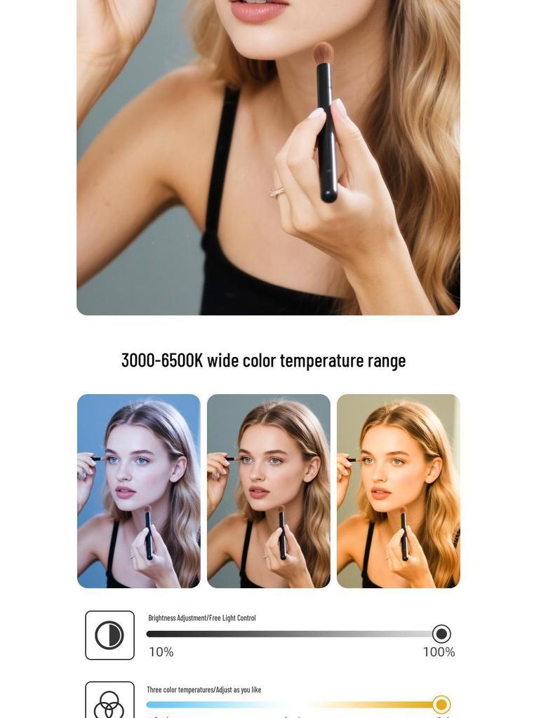 F01 Магнитный RGB карманный светодиодный свет для прямых трансляций и фотографии