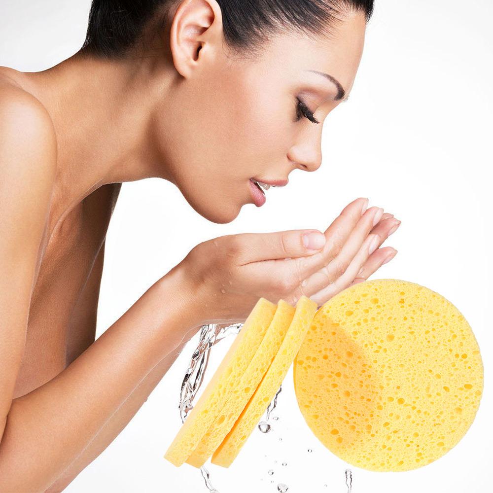 Мягкий отшелушивающий очищающий спонж для умывания лица, мочалка для тела, очищающая подушечка для лица, компресс-пуховка