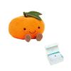 JELLYCAT Серия "Веселая еда" Фрукт Цитрус Апельсин Кукла Плюшевая кукла 9 см Высота
