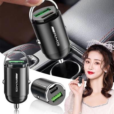 1 шт. Автомобильное зарядное устройство USB Type-C Адаптер быстрой зарядки Автоаксессуары Для Mercedes Benz AMG GLC GLE CLA W205 W204 W203 W211 W212 W213 W201 W210 W124