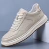 Men's Leather Shoes, Casual Shoes, Fashionable White Shoes, Men's Sneakers