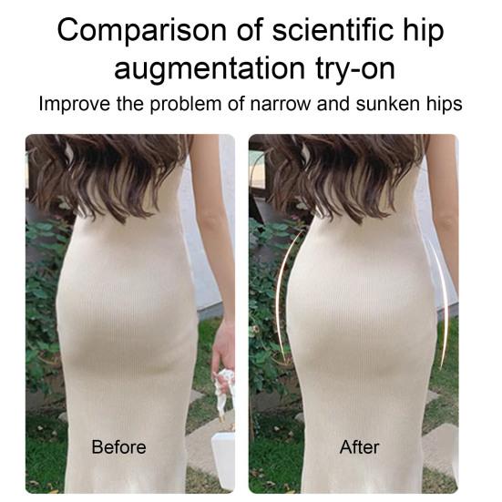 1 Pair Silicone Hip Pads Self-adhesive Invisible Hip Enhancer Shapewear Reusable Washable Women Butt Cushion Hip Dip Filler Corrector