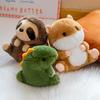 Cute Cartoon Little Dinosaur Toy Small Rabbit Hair Grab Machine Plush Doll Cute Bag Packaging Decoration Doll