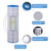 1 комплект, сменные универсальные фильтры для бассейна, многоразовые фильтрующие картриджи для бассейнов для надземных насосов для бассейна