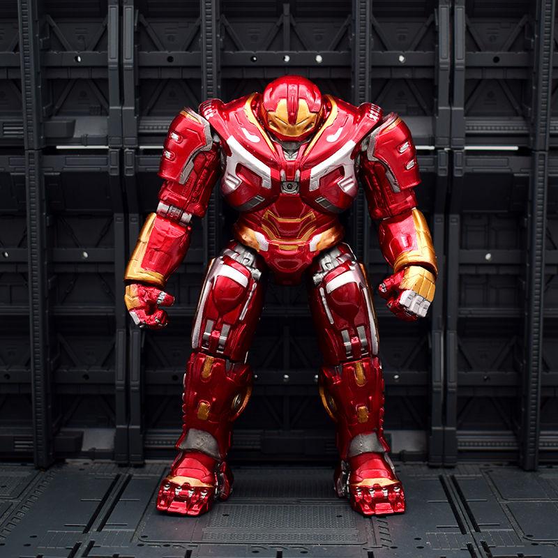 The Avengers Action Figure Hulkbuster Statue Collect Model Metallic Paint Figurine Adult Kid Xmas Toy Funny Gift Desk Decor