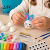 Handmade Shell Painting Kit 1/2 Sets DIY Craft Kit, with Natural Shells, Modeling Clay, Pigments, Seashell Glue, Eyes, Art Crafts Supplies Set