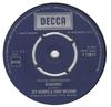 7-дюймовая пластинка JET HARRIS TONY MEEHAN Diamonds F12877 DECCA 1969 UK Rock Б/у