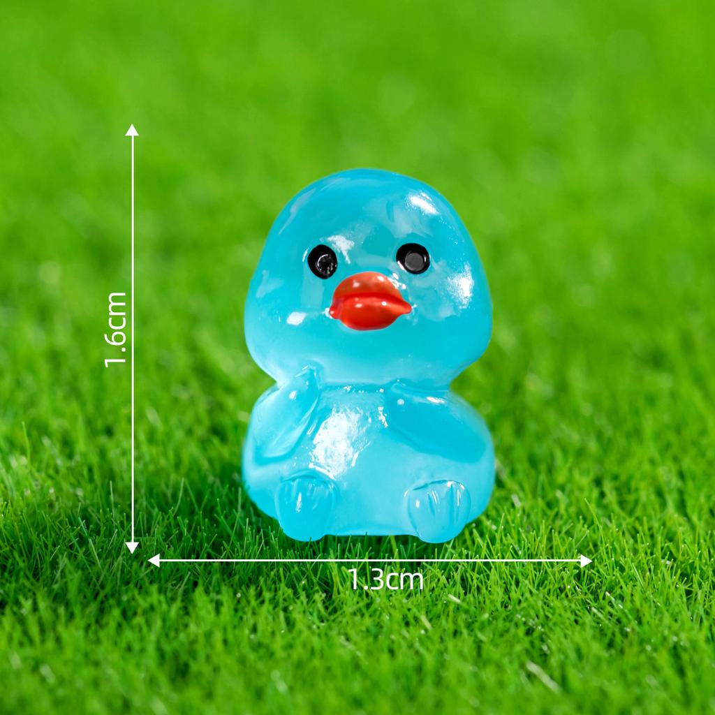 Micro-landscape Cute Glow-in-the-dark Dog Duckling Animal Decoration Diy Phone Case Refrigerator Sticker Accessories Desktop Decoration