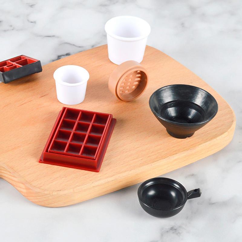 Кукольный домик, модель столовой посуды, имитация еды, игрушки, миска, тарелка, ложка, горшок, игровой домик, миниатюрная кухонная утварь, аксессуары для кукол