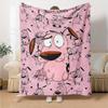 Courage Print Flannel Blanket High Quality Warm Comfortable Cover for All Seasons Perfect for Gifts Home Decor