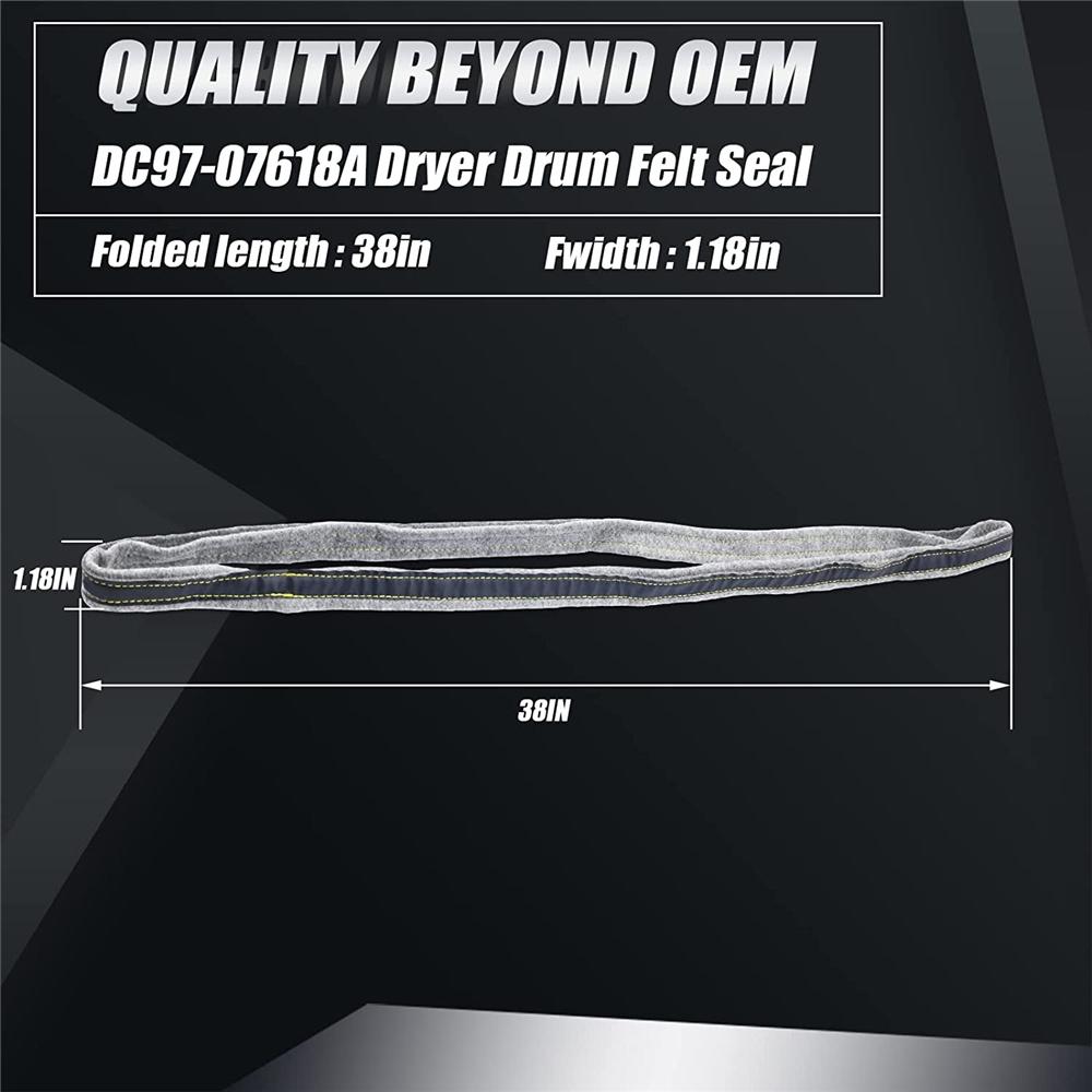 dryer drum gasket DC97-07618A for Samsung.