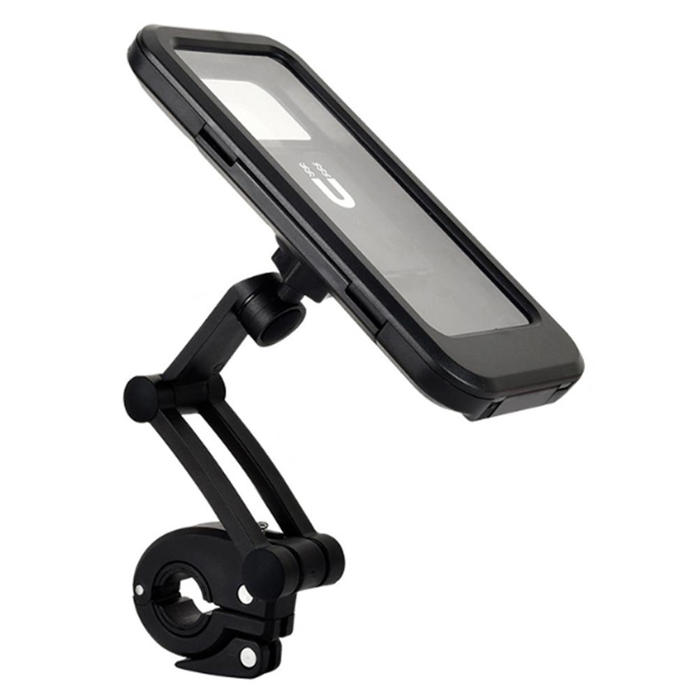 Waterproof Motorcycle Bike Mobile Phone Holder Magnetic Universal Bicycle GPS 360° Swivel Adjustable Motorcycle Cellphone Holde