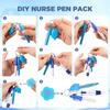 Съемный набор значков медсестры Выдвижной зажим для значка медсестры Портативный маркер