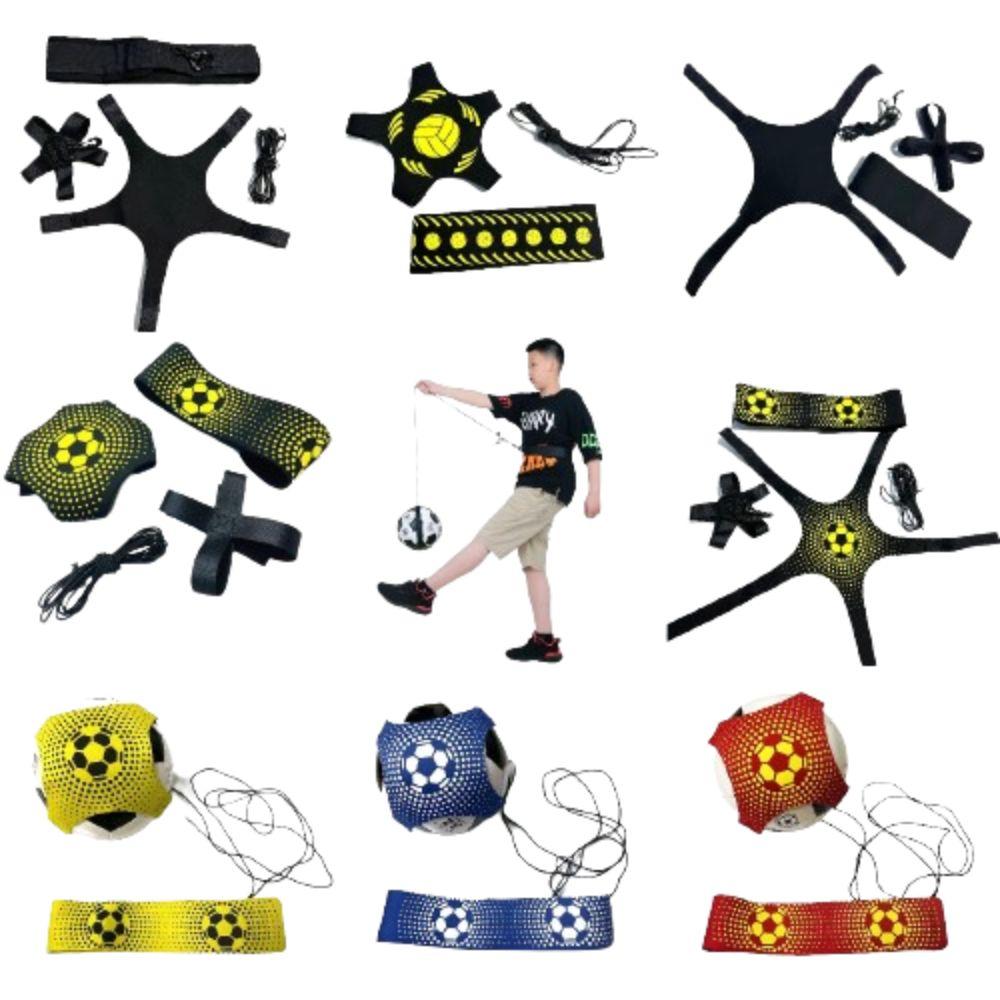 Adjustable Soccer Ball Juggle Bags Elastic Belt Soccer Trainer Belt Football Kick Trainer Practice