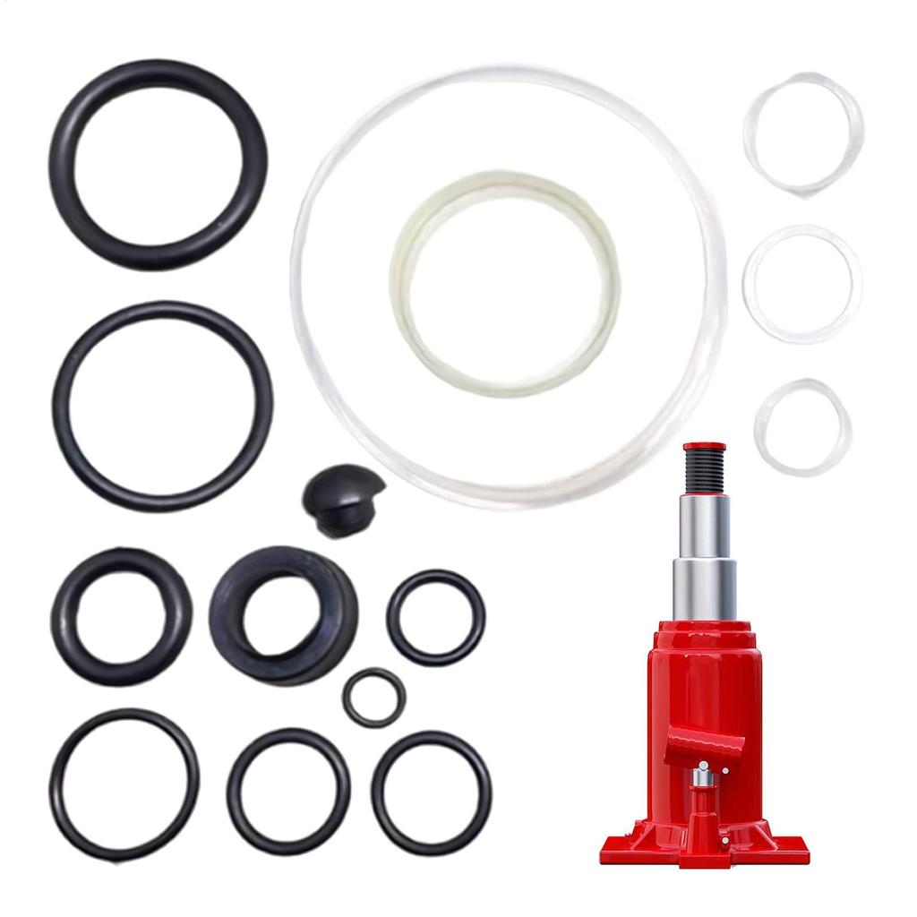 Dreuhuing Floor Jack Repair Sealing Tool Kit, Complete Set of O-Ring Horizontal Jack Accessories