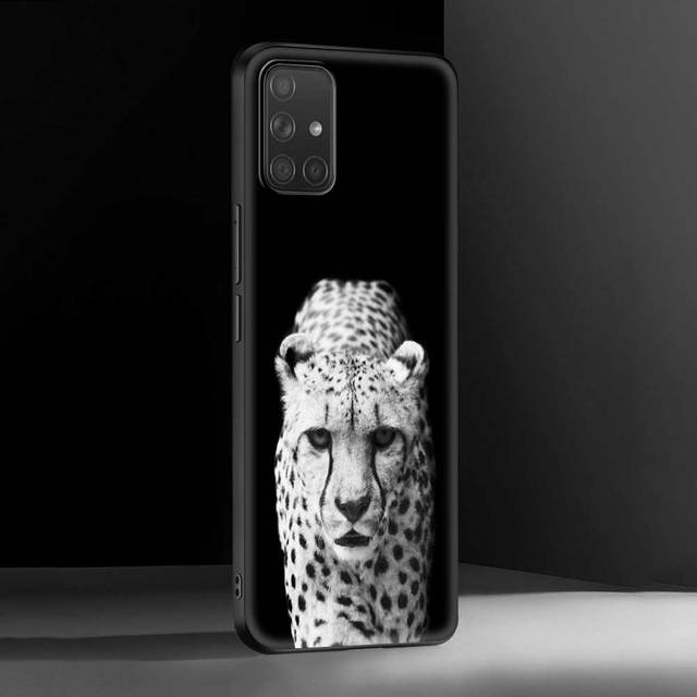 Чехол с тигровым леопардовым принтом и пантерой для Samsung A72 A91 A52 A51 A71 A42 5g A12 A02s A01 A32 A01 A11 A21 A21s A31 A41
