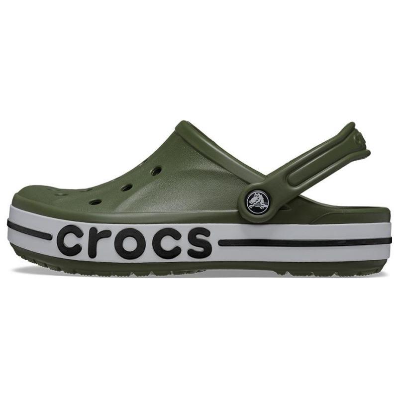 Crocs Bayaband EVA Нескользящие Износостойкие и Удобные Сабо Унисекс Зеленые
