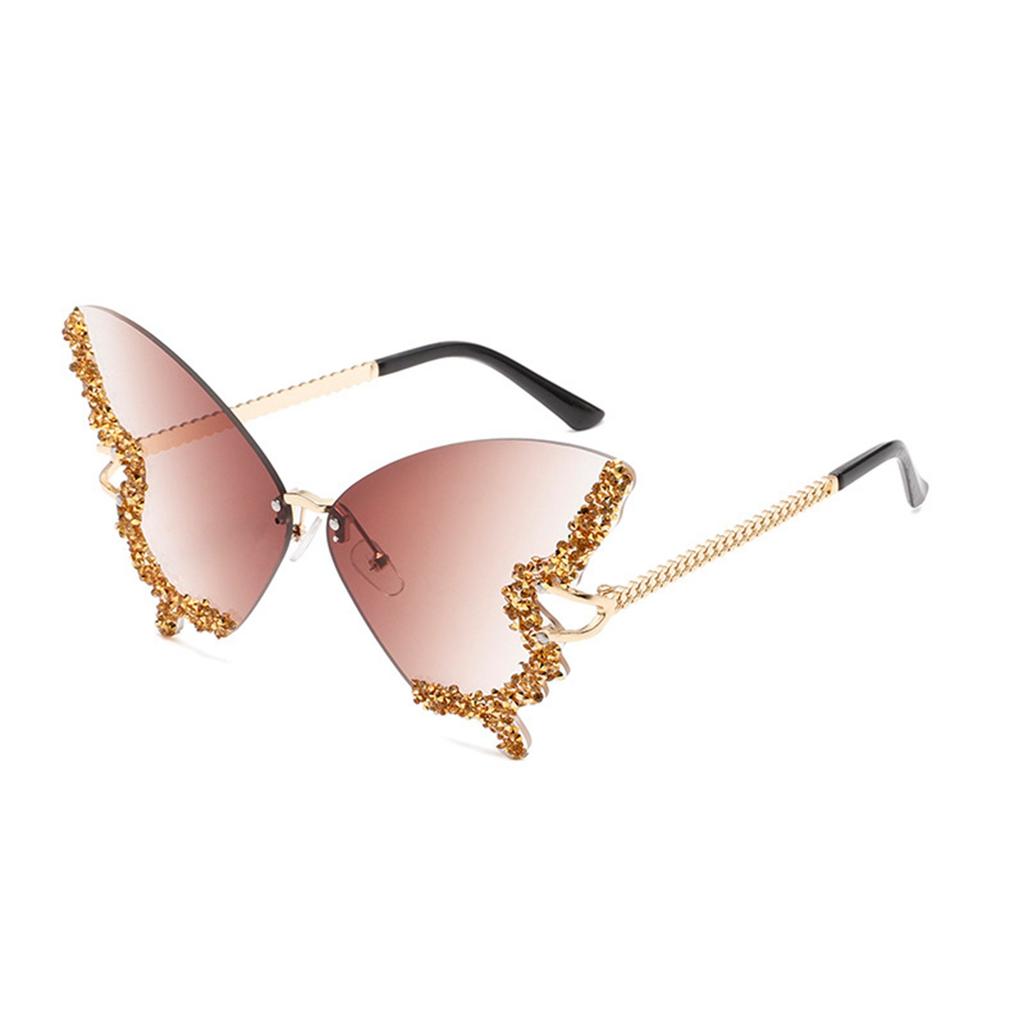 Солнцезащитные очки Модные новые женские солнцезащитные очки Солнцезащитные очки солнцезащитные очки одежда Соответствие солнцезащитные очки Diamond Butterfly