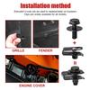 70 PCS Engine Under Cover Splash Shield Guard Body Bolts, Universal Bumper Liner Push Fastener Rivet Clips-A87Q