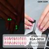Hot Sale Autumn Winter Design Press-On 22 Gel Nail Wraps Strips No UV Lamp Free Baked Fully No Baked Cured Gel Nail Stickers
