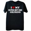 I Love My Super Hot Emo Girlfriend T Shirts Hip Hop Cotton Streetwear Short Sleeve Birthday Gifts I Love My Emo Gf T-shirt Men