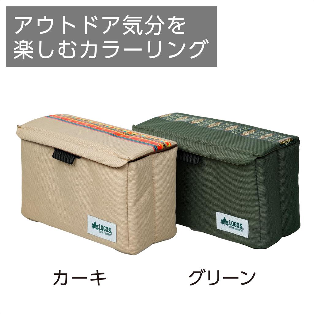 Kenko Inner Case LOGOS Inner Box M Khaki 210×150×95mm 2.7L Recycled PET Material 821152