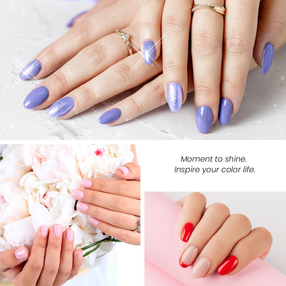 PHOENIXY, 20 шт., набор гель-лаков для ногтей, набор геля для замачивания с чистым цветом для дизайна ногтей, стартовый набор для начинающих, сделай сам, дома