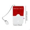 Red Strobe Adjustable Alarm Volume Water Leak Sturdy Portable Level Detector Overflow
