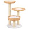 VidaXL Cat Tree with Natural Sisal Scratching Post Willow Wood
