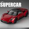 1:24 MC20 Сплав Спортивный Автомобиль Модель Украшение Игрушка Подарок Литой Сплав Модель Автомобиля Коллекционная Сплав Литой Литой Автомобиль Модель Игрушка С Отдачей