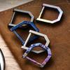 Portable Titanium Horseshoe Buckles Multifunctional Keychain Hooks  Outdoor Accessories